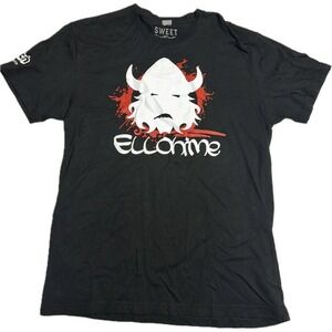 The ORIGINAL Ellohime Tee T-Shirt Stream T-Shirt Black‎ Men's Size M Twitch